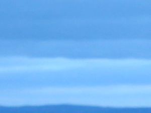 To the east, just layers of gloom