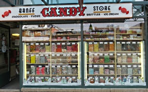 The sweet shop on Banff Avenue, perahps the biggest selection of sweets I have seen anywhere.  Shame I don't eat sweets.