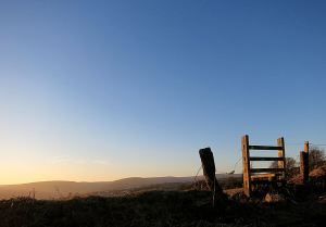Reaching the top of the ridge