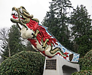 Figurehead from 19th Century Japanese merchant ship trading between the Canadian Pacific coast and Japan