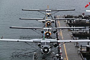 Part of the seaplane terminal between Canada Place and Coal Harbour