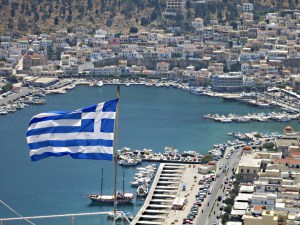 Pothia, a very Greek harbour