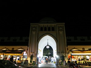 Entrance to the Agora from the harbour front