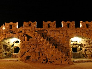 A small part of the old town walls