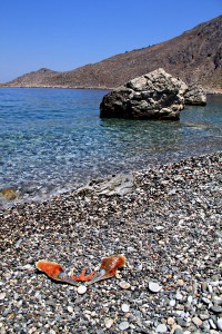 Time for a little creativity on Despoti Nero beach