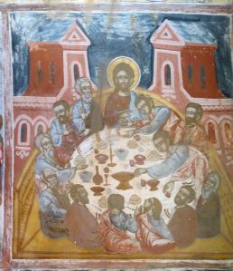 The Last Supper, one of the many very well preserved frescoes