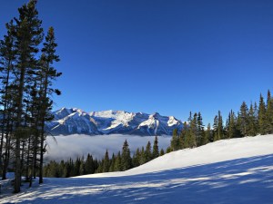 Cloud in the valley below