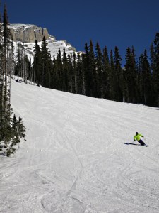 Some days it was cloudless blue sky