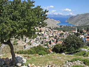 Looking down he valley to Pedi Bay