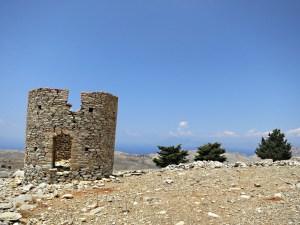 The stone tower on the ridge