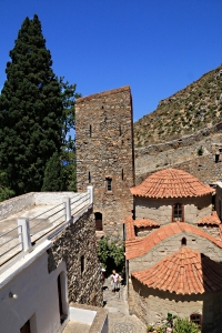 The Byzantine chapel at  Panteleimon monastery
