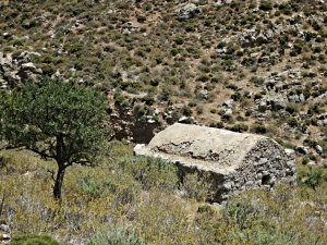 The long-abandoned chapel of 'Panagia' in the middle of nowhere