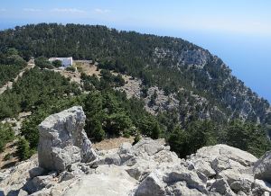 Looking back towards Megalos Sotiros