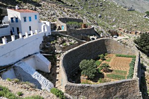 The monastery of Zoodohou Pighis and its magnificent walled vegetable garden