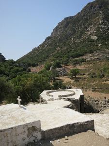 .... and seen from the crags behind